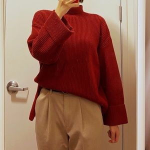 & Other Stories - Oversize Turtle Neck Sweater - M